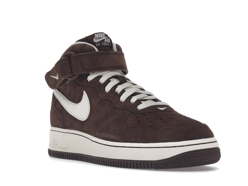 Nike Air Force 1 Mid Qs Chocolate - Chocolate/Cream - DM0107-200 - 06