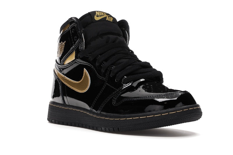 Air Jordan 1 Retro High Black Metallic Gold (2020) (GS)