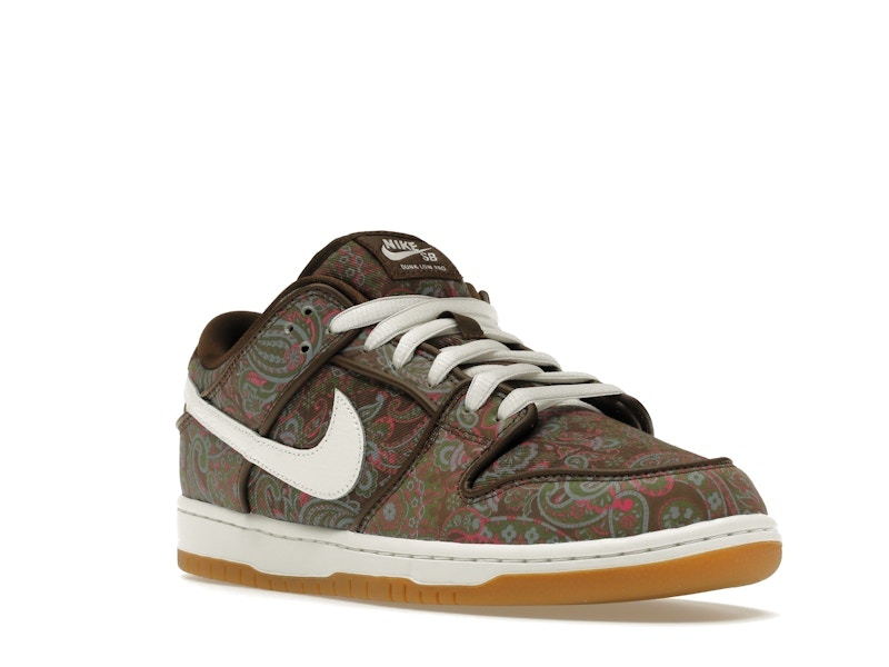 Nike Sb Dunk Low Pro Paisley Brown - Brown/Muli-Color-White-Gum - DH7534-200 - 06