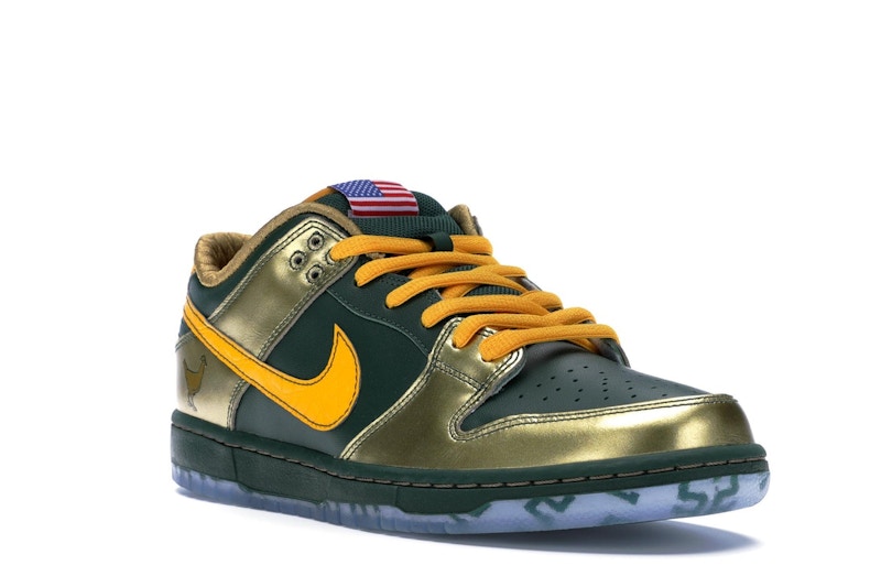 Nike Sb Dunk Low Doernbecher 2018 - Fir/University Gold-Metallic Gold - BV8740-377 - 06