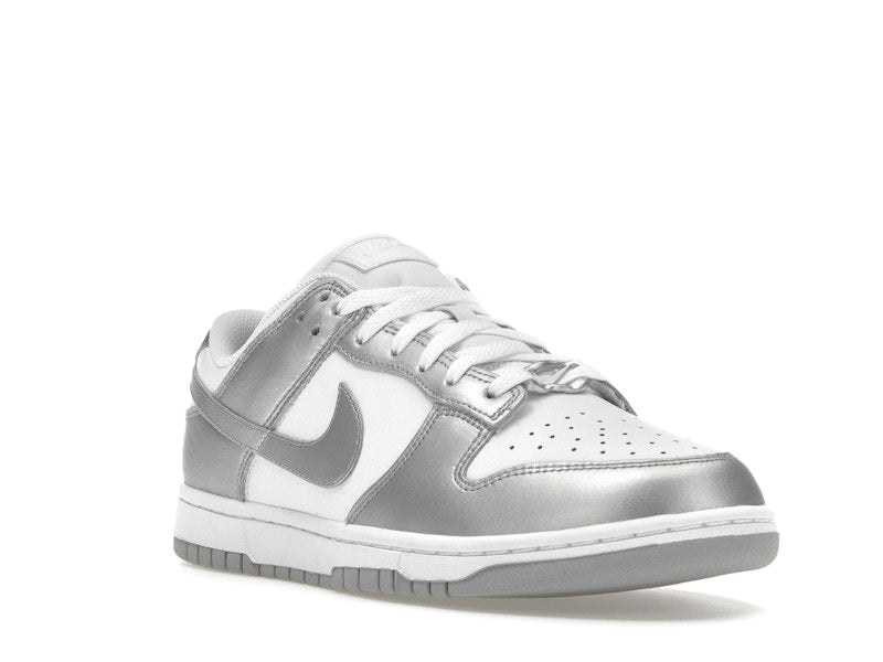 Nike Dunk Low Metallic Silver Womens - White/Metallic Silver/Blue Joy - FV1311-100 - 06