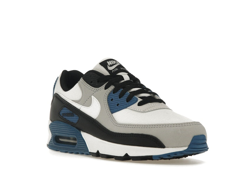 Nike Air Max 90 Black Industrial Blue - Light Smoke Grey/Black/Industrial Blue/Summit White - FB9658-002 - 06