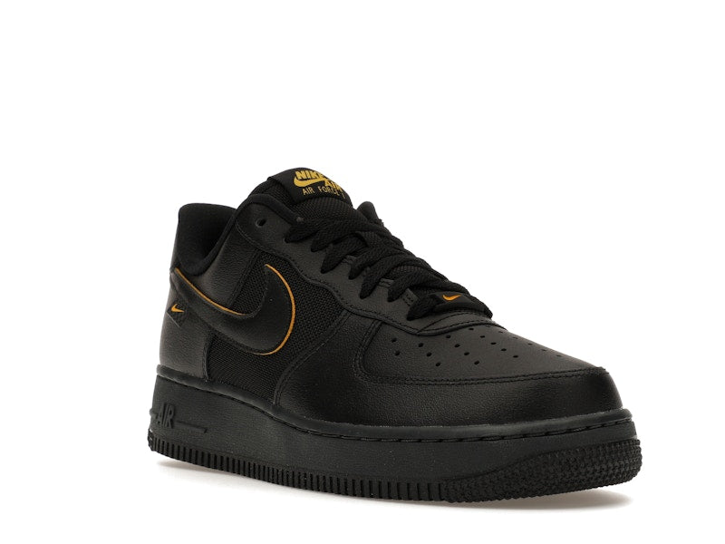 Nike Air Force 1 Low '07 Ballistic Mesh Black University Gold, vista a 360 gradi 6 di 36