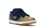 Nike SB Dunk Low Supreme Jewel Swoosh Gold - Metallic Gold/Metallic Gold-Midnight Navy-White - CK3480-700 - 06