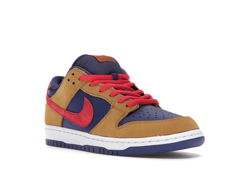 Nike Sb Dunk Low Reverse Papa Bear - Wheat/Light Fusion Red-Dark Purple - BQ6817-700 - 06