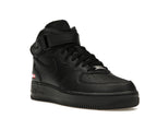 Nike Air Force 1 Mid Supreme Black, vista a 360 gradi 6 di 36