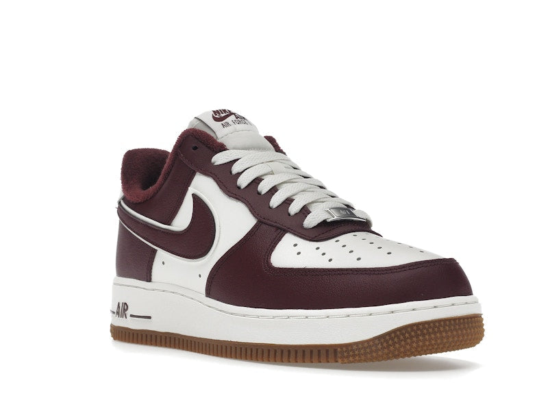 Nike Air Force 1 Low College Pack Night Maroon - Sail/Night Maroon-Gum Medium Brown - DQ7659-102 - 06