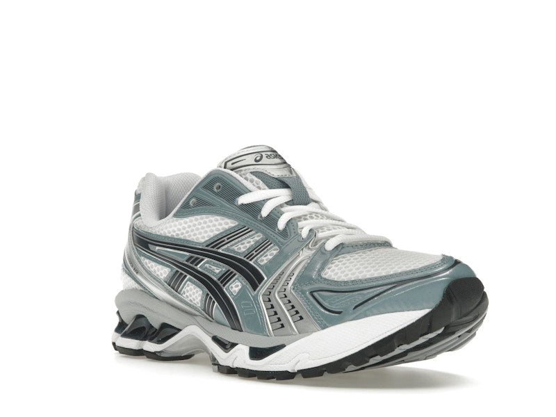 Asics Gel-Kayano 14 White Fjord Grey, vista a 360 gradi 6 di 36