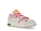 Nike Dunk Low Off White Lot 17 - Sail/Neutral Grey-Hyper Pink - DJ0950-117 - 06
