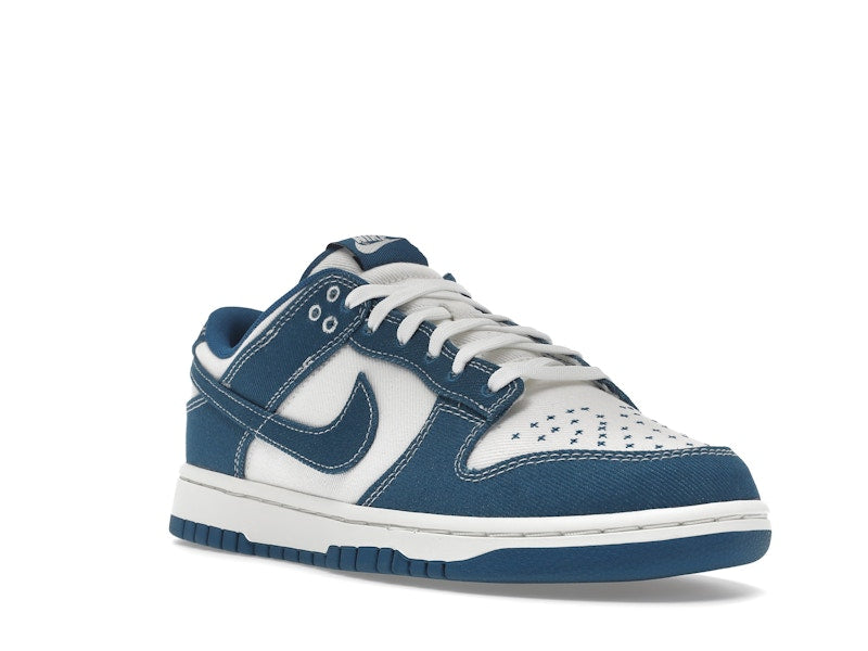 Nike Dunk Low Industrial Blue Sashiko - Summit White/Industrial Blue - DV0834-101 - 06