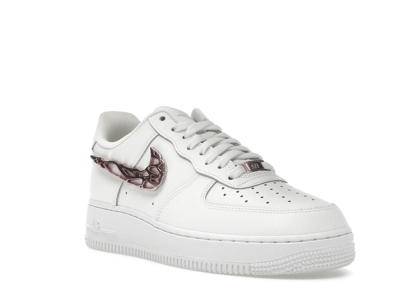 Nike Air Force 1 Low Liquid Metal Swoosh Metallic Rose Gold (Women's)