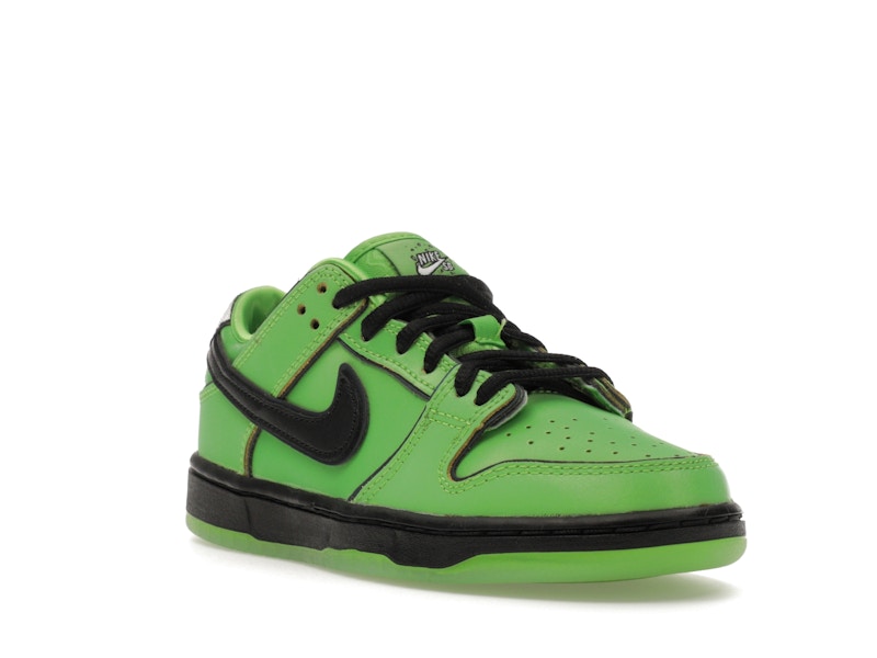Nike Sb Dunk Low The Powerpuff Girls Buttercup (PS) - Mean Green/Black/Lotus Pink - FZ8832-300 - 06