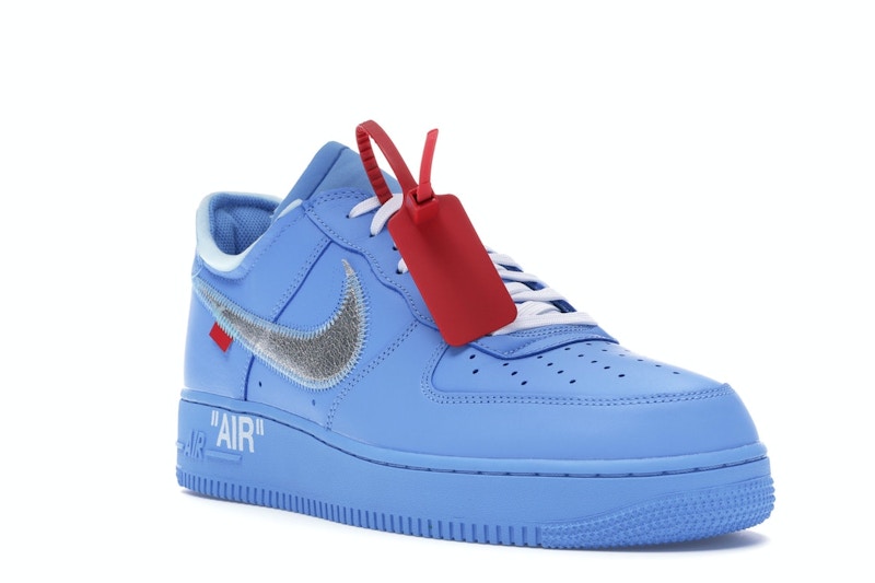 Nike Air Force 1 Low Off White University Blue - University Blue/Metallic Silver-White - CI1173-400 - 06