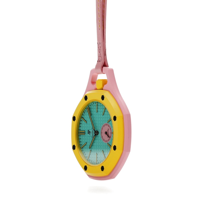 Swatch x Audemars Piguet AP Bioceramic Royal Pop Savonnette Otg Roz SSX03J100N, vista a 360 gradi 6 di 36
