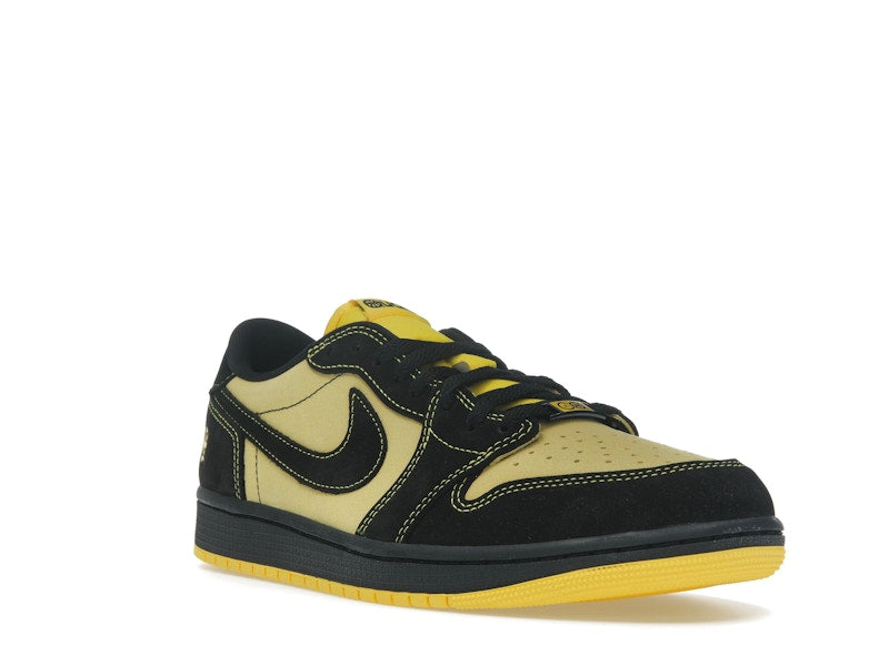 Air Jordan 1 Retro Low OG Quai 54 Black Tour Yellow Red