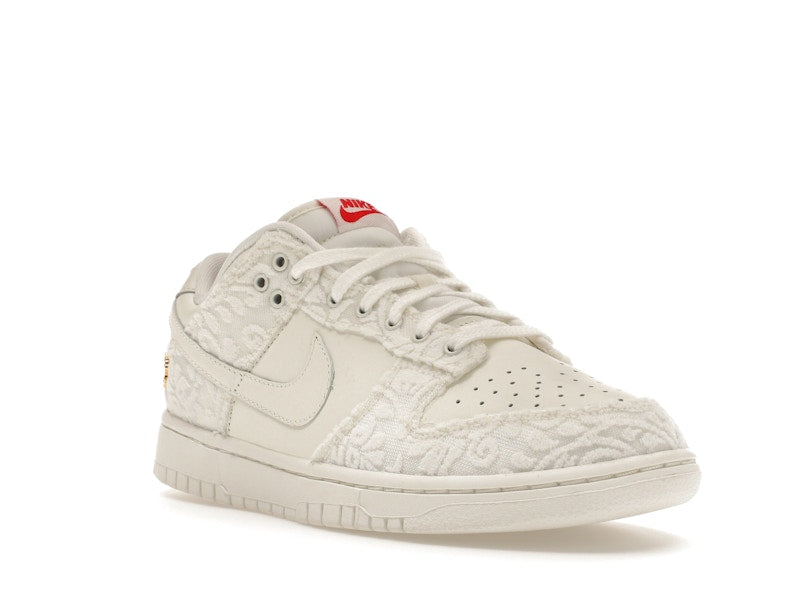 Nike Dunk Low Give Her Flowers Womens - Sail/University Red-Medium Soft Pink - FZ3775-133 - 06