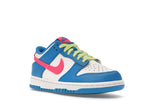 Nike Dunk Low Photo Blue White Light Lemon Twist Hyper Pink (GS), vista a 360 gradi 6 di 36