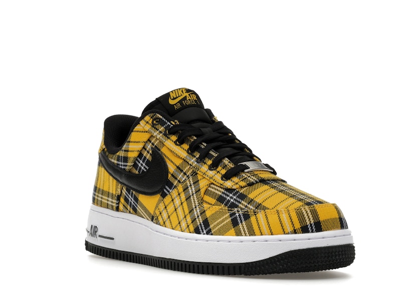 Nike Air Force 1 Low Clueless Yellow Plaid Womens - Multi-Color/Black/Yellow Ochre/White - IR5596-900 - 06