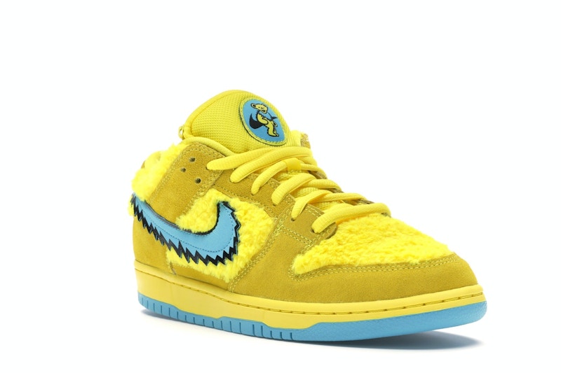 Nike Sb Dunk Low Grateful Dead Bears Yellow - Opti Yellow/Blue Fury - CJ5378-700 - 06