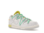 Nike Dunk Low Off White Lot 14 - Sail/Neutral Grey-Electro Green - DJ0950-106 - 06