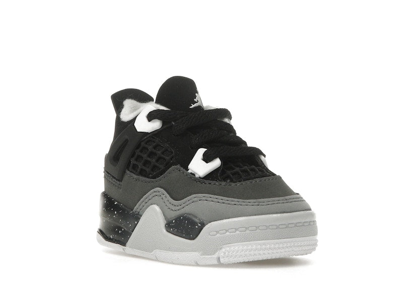 Air Jordan 4 Retro Fear 2024 (TD) - Black/White/Anthracite/Black/Pure Platinum - FV4538-002 - 06
