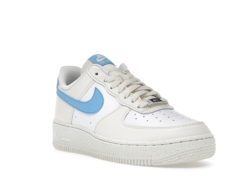 Nike Air Force 1 Low '07 Next Nature Pale Ivory University Blue (Women's), vista a 360 gradi 6 di 36