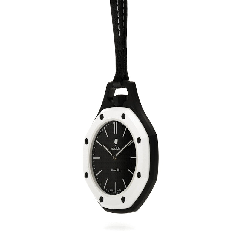 Swatch x Audemars Piguet AP Bioceramic Royal Pop Ocho Negro SSX03W101N, vista a 360 gradi 6 di 36