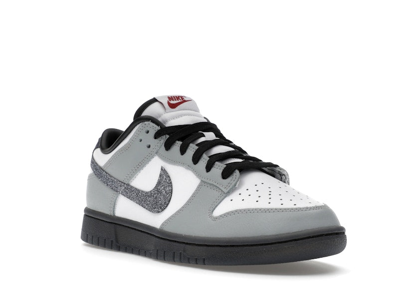 Nike Dunk Low LX Glitter Swoosh White Light Smoke Grey (Women's)