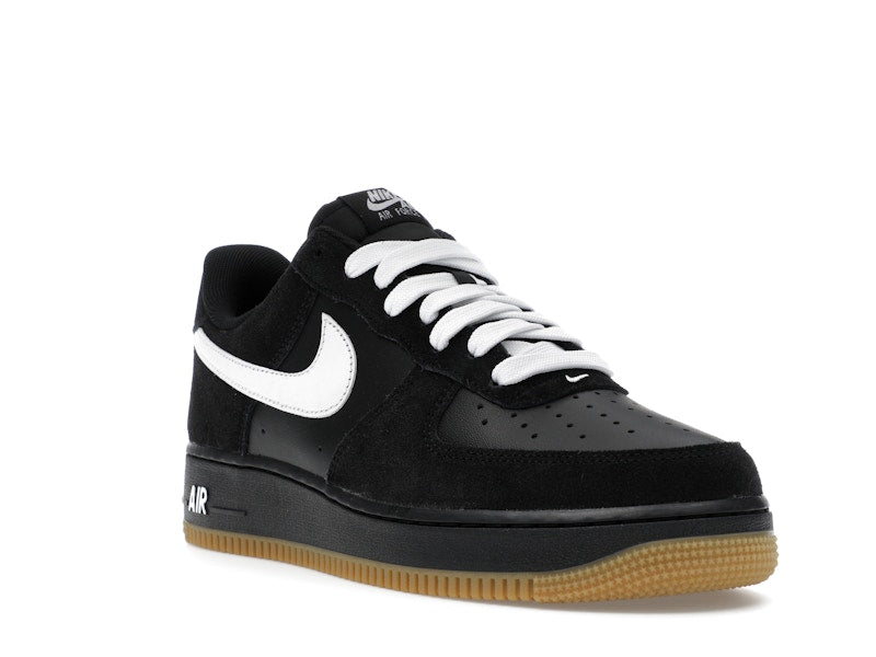 Nike Air Force 1 Low '07 LV8 Black Gum Light Brown White, vista a 360 gradi 6 di 36