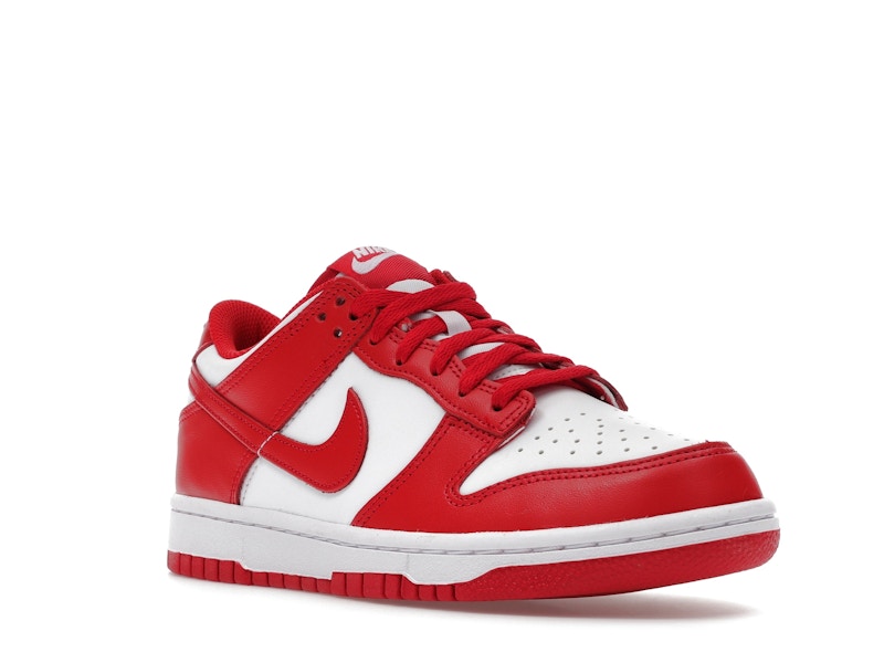 Nike Dunk Low White University Red (GS) - White/University Red - FB9109-119 - 06