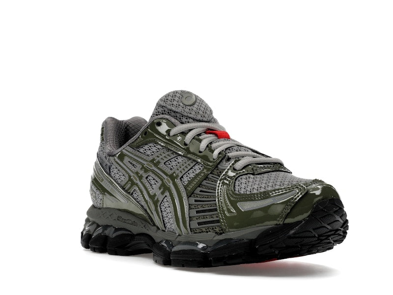 Asics Gel Kayano 121 Up There - Olive Green/Grey/Red - 1203A869-021 - 06