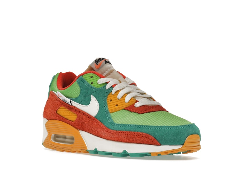 Nike Air Max 90 SE Running Club - Roma Green/Sail/Orange/Mean Green - DC9336-300 - 06