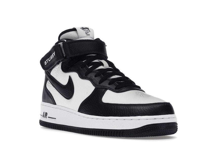 Nike Air Force 1 Mid Stussy Light Bone Black