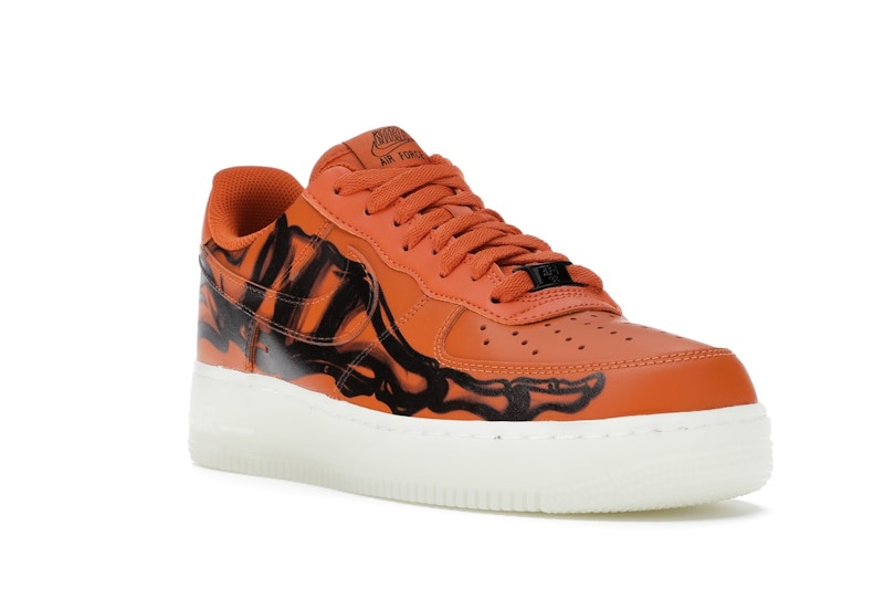 Nike Air Force 1 Low Orange Skeleton Halloween (2020)