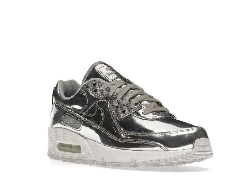 Nike Air Max 90 Metallic Silver 2020 (W) - Metallic Silver/Metallic Silver-White - CQ6639-001 - 06