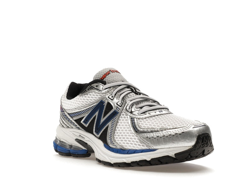New Balance 860v2 White Team Royal Silver - White/Team Royal - ML860XB - 06
