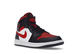 Air Jordan 1 Mid White Black Red (2022)