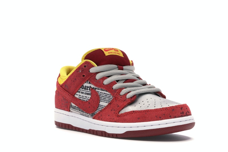 Nike Dunk Sb Low Rukus Crawfish - Action Red/Metallic Silver-Tour Yellow - nike-dunk-sb-low-rukus-crawfish - 06