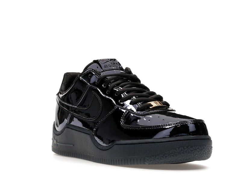 Nike Air Force 1 Low Lebron James Black Patent - Black/Black/Metallic Gold - IO6129-001 - 06