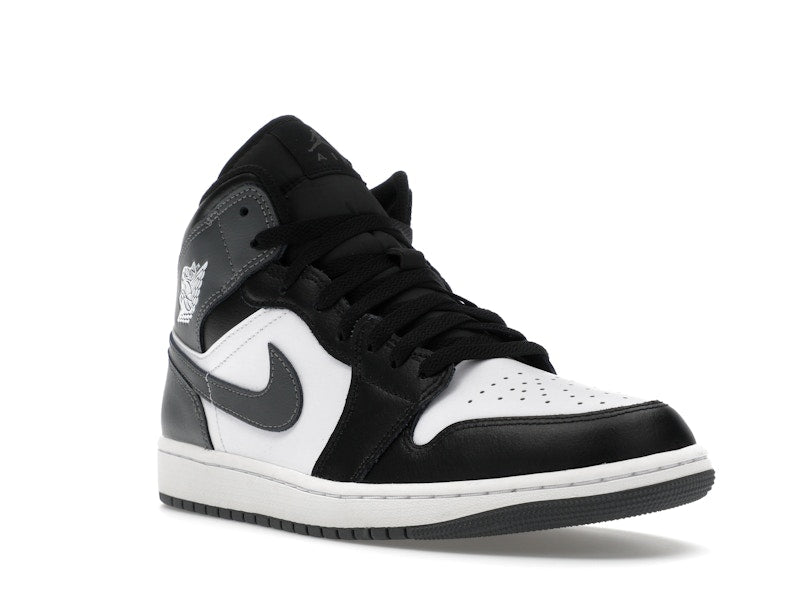 Air Jordan 1 Mid Black White Iron Grey