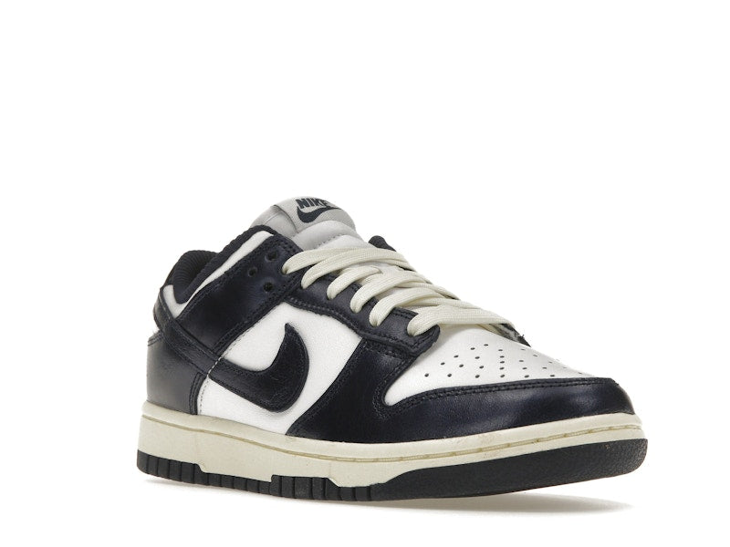 Nike Dunk Low Vintage Navy Womens - White/Midnight Navy-Coconut Milk - FN7197-100 - 06