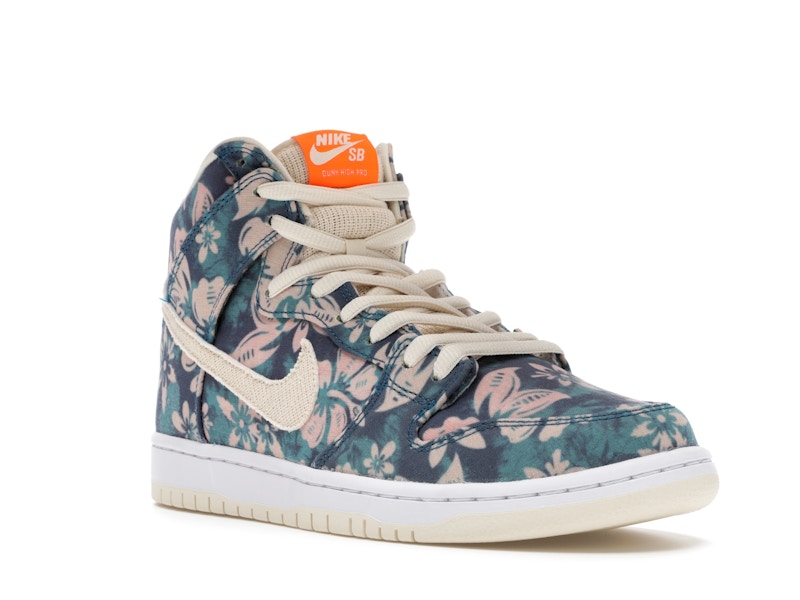 Nike SB Dunk High Hawaii - Sail/Blue-Green Aqua - CZ2232-300 - 06
