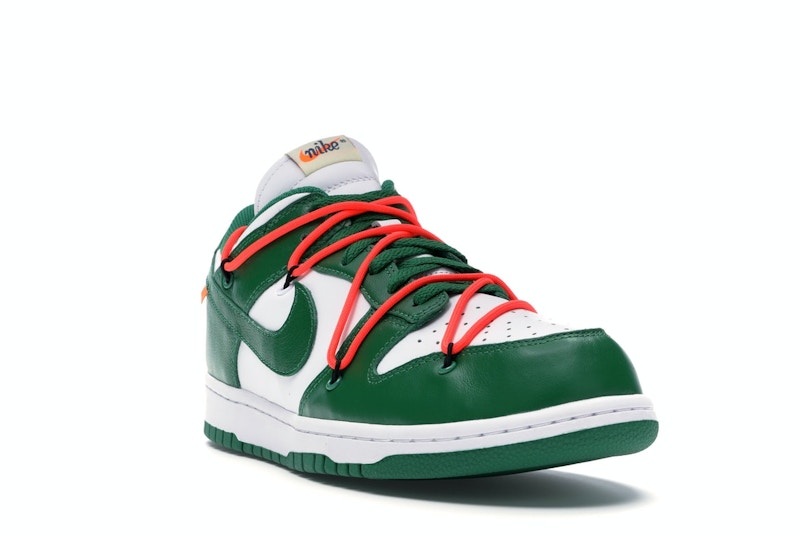 Nike Dunk Low Off White Pine Green - White/Pine Green-Pine Green - CT0856-100 - 07