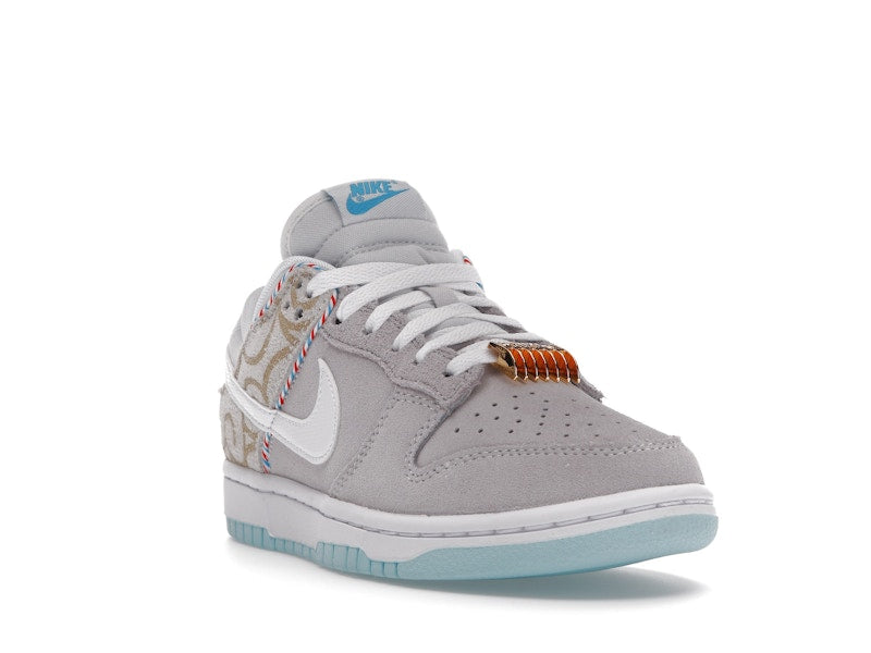 Nike Dunk Low Barbershop Grey - Grey/White/Teal - DH7614-500 - 07