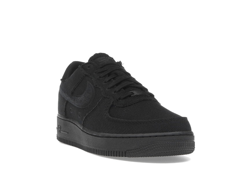 Nike Air Force 1 Low Triple Black Canvas, vista a 360 gradi 7 di 36