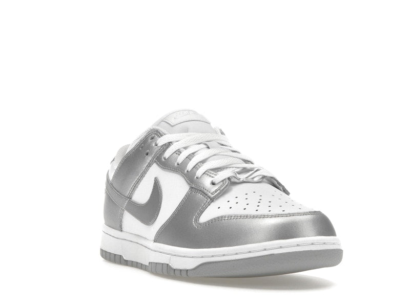 Nike Dunk Low Metallic Silver Womens - White/Metallic Silver/Blue Joy - FV1311-100 - 07