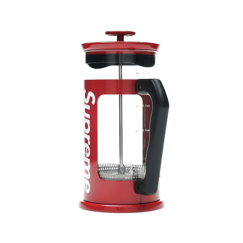 Supreme Bialetti 8 Cup French Press Red, vista a 360 gradi 7 di 36