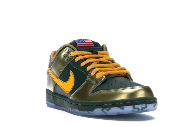 Nike Sb Dunk Low Doernbecher 2018 - Fir/University Gold-Metallic Gold - BV8740-377 - 07