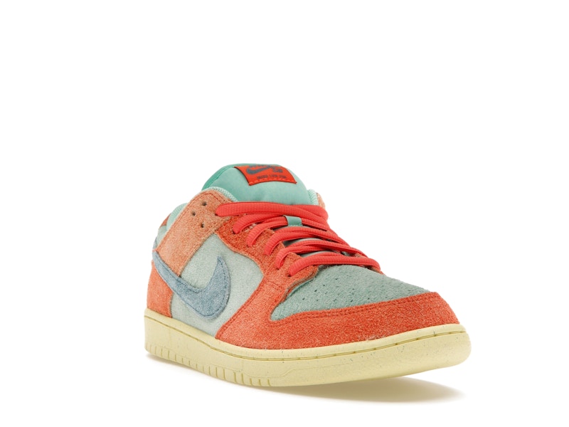 Nike Sb Dunk Low Orange Emerald Rise - Orange/Noise Aqua-Emerald Rise-Lemon Chiffon - DV5429-800 - 07