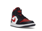 Air Jordan 1 Mid White Black Red (2022)